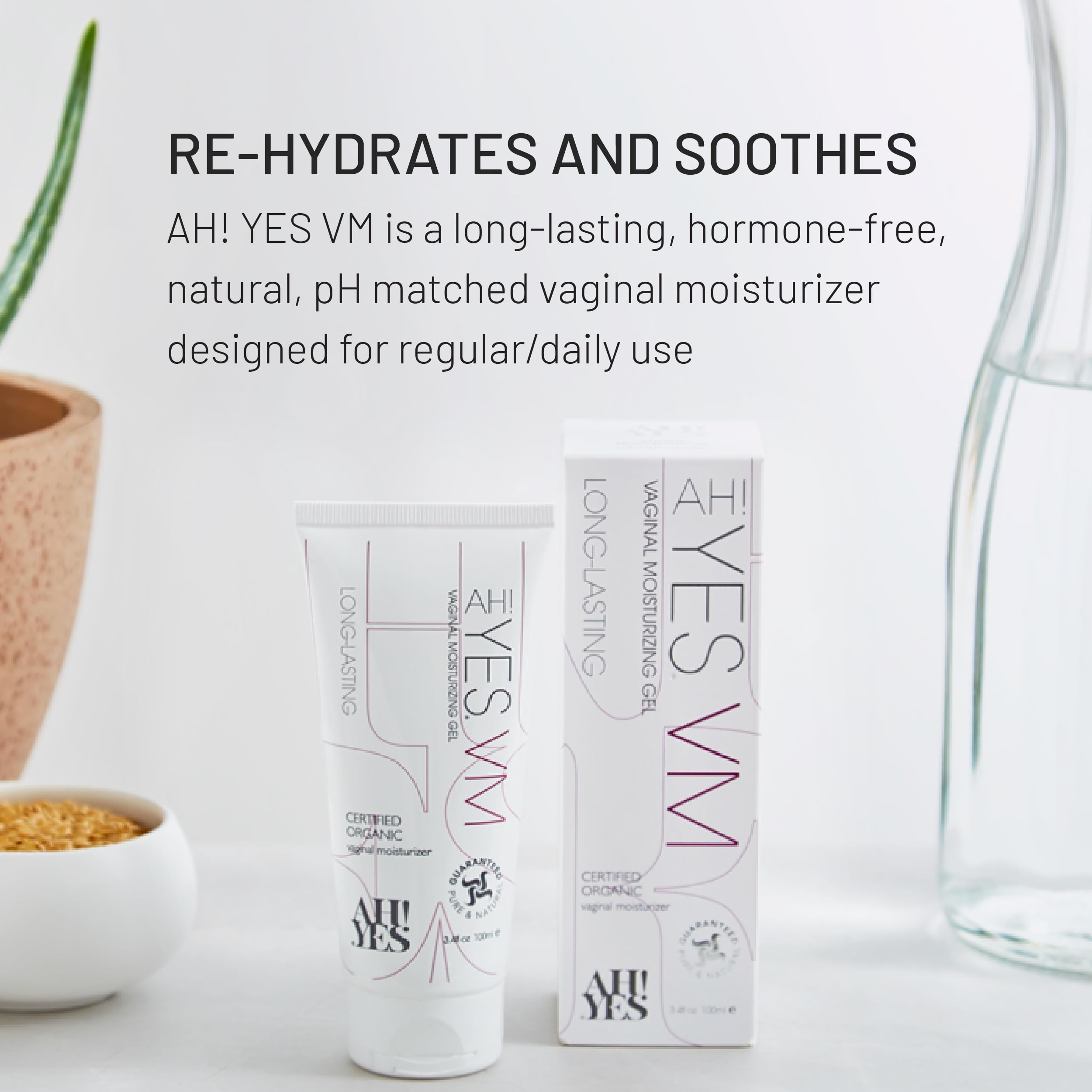 Vaginal Moisturizer AH! YES VM – Water-Based, Estrogen-Free

