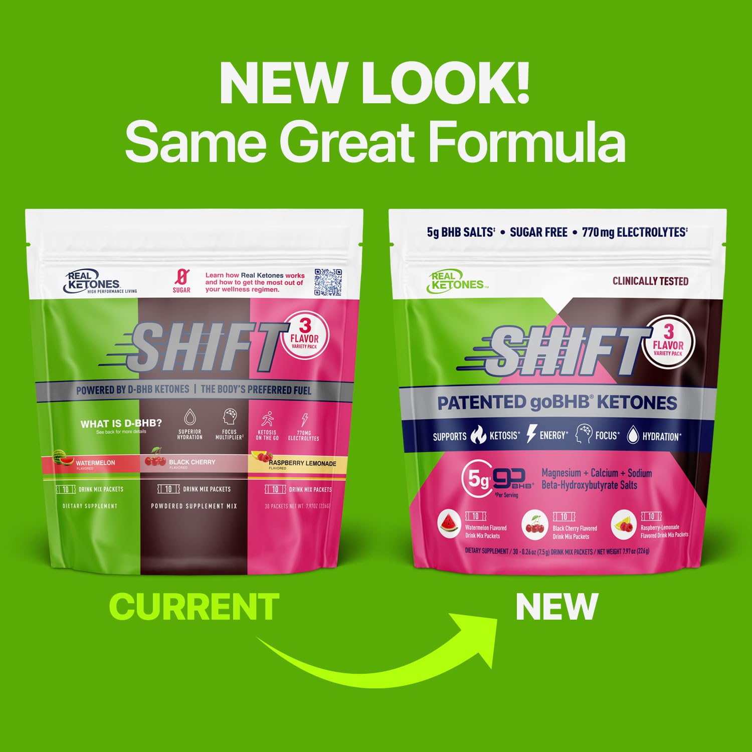 Real Ketones BHB Ketone Drink Mix with Electrolytes

