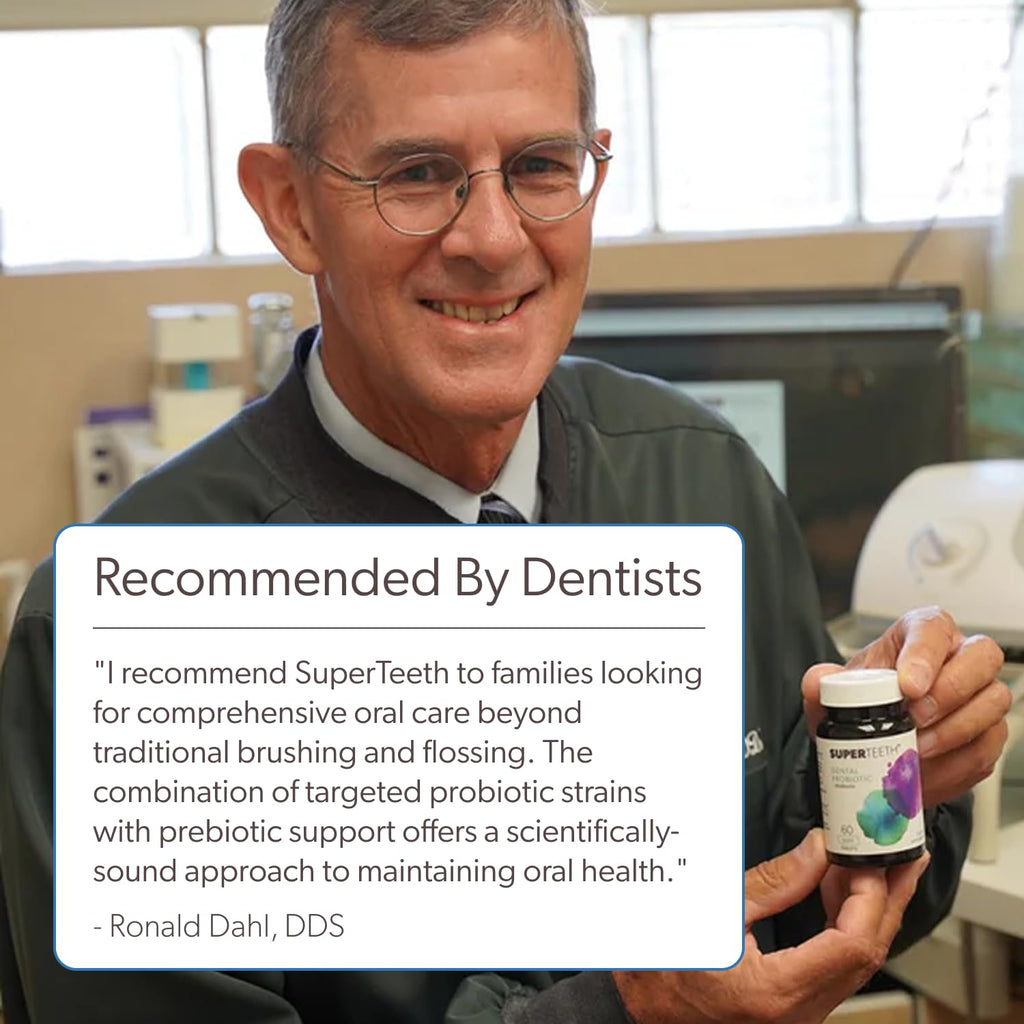 SuperTeeth Oral Probiotics Chewables for Fresh Breath

