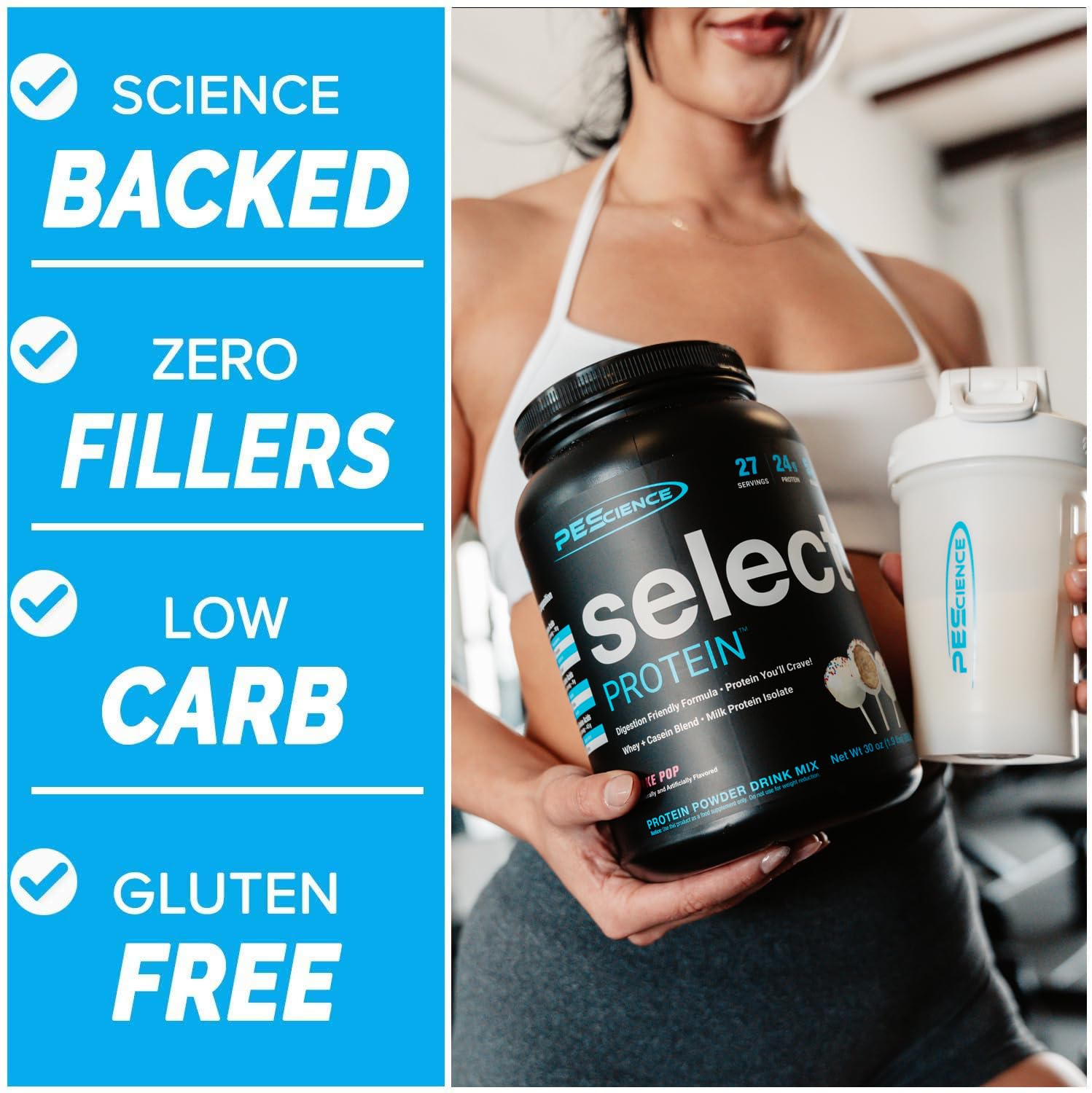 PEScience Select Protein Powder Whey & Casein Blend

