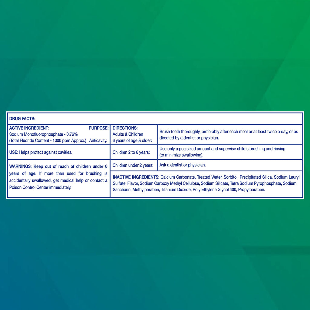 FRESHMINT Anticavity Toothpaste - Vegan Gluten Free

