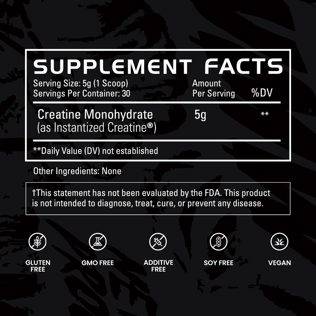 Gains in Bulk Instantized Creatine Monohydrate Powder

