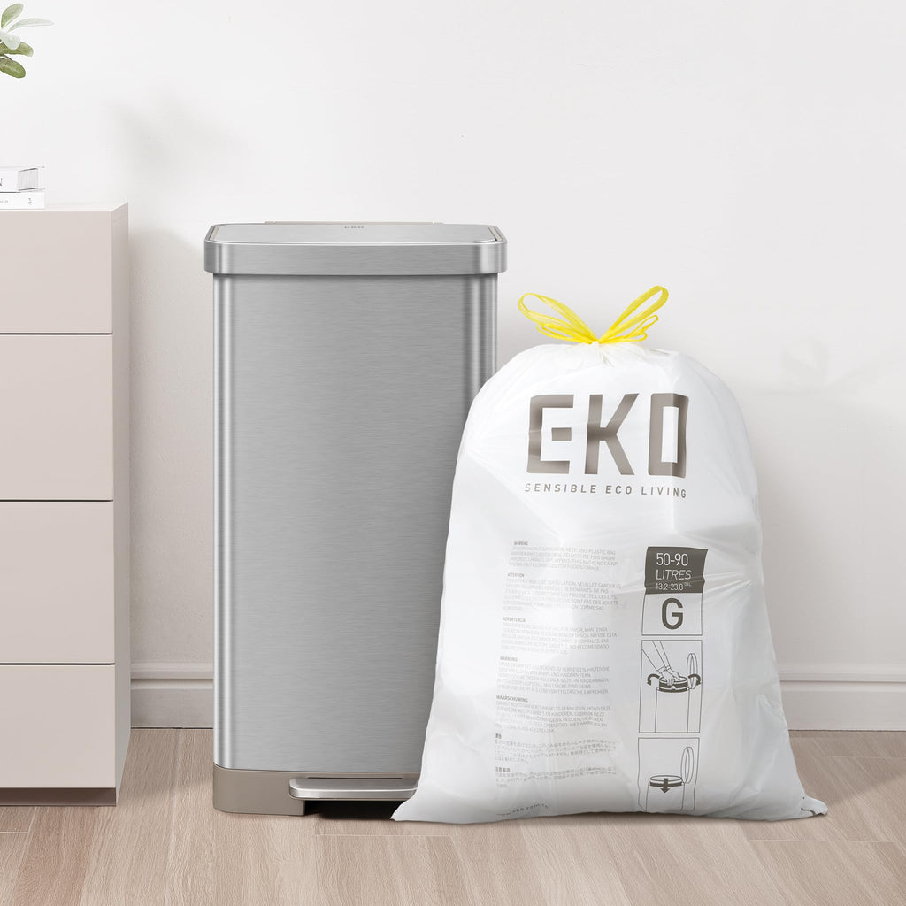 EKO Drawstring Trash Bags for Kitchen & Home

