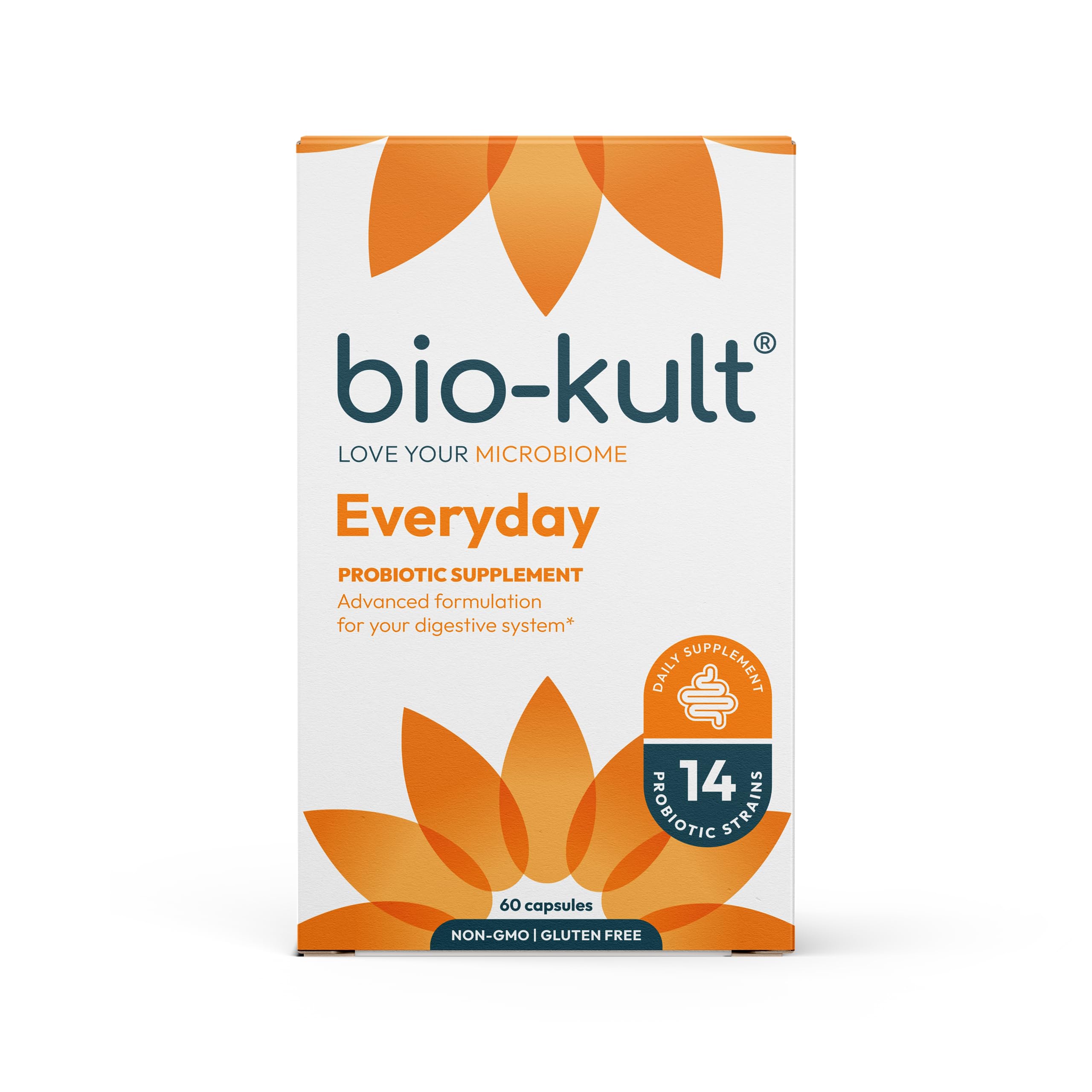 Bio-Kult Everyday Probiotics, 14 Strains, Adult Probiotic Supplement, Non-GMO Gluten-Free
