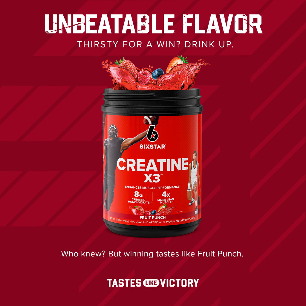 Six Star Creatine Powder for Muscle Performance

