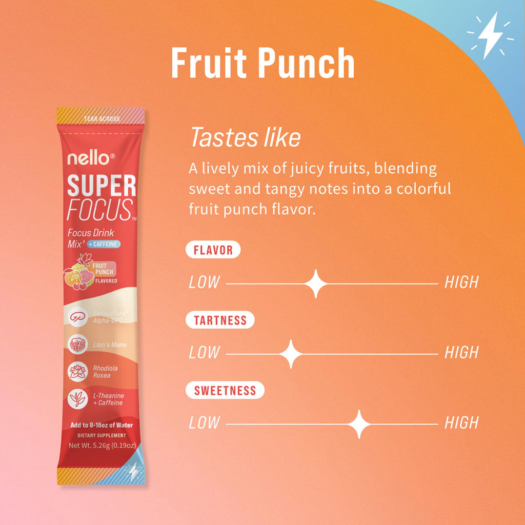 Nello Superfocus Nootropic Drink Mix for Focus

