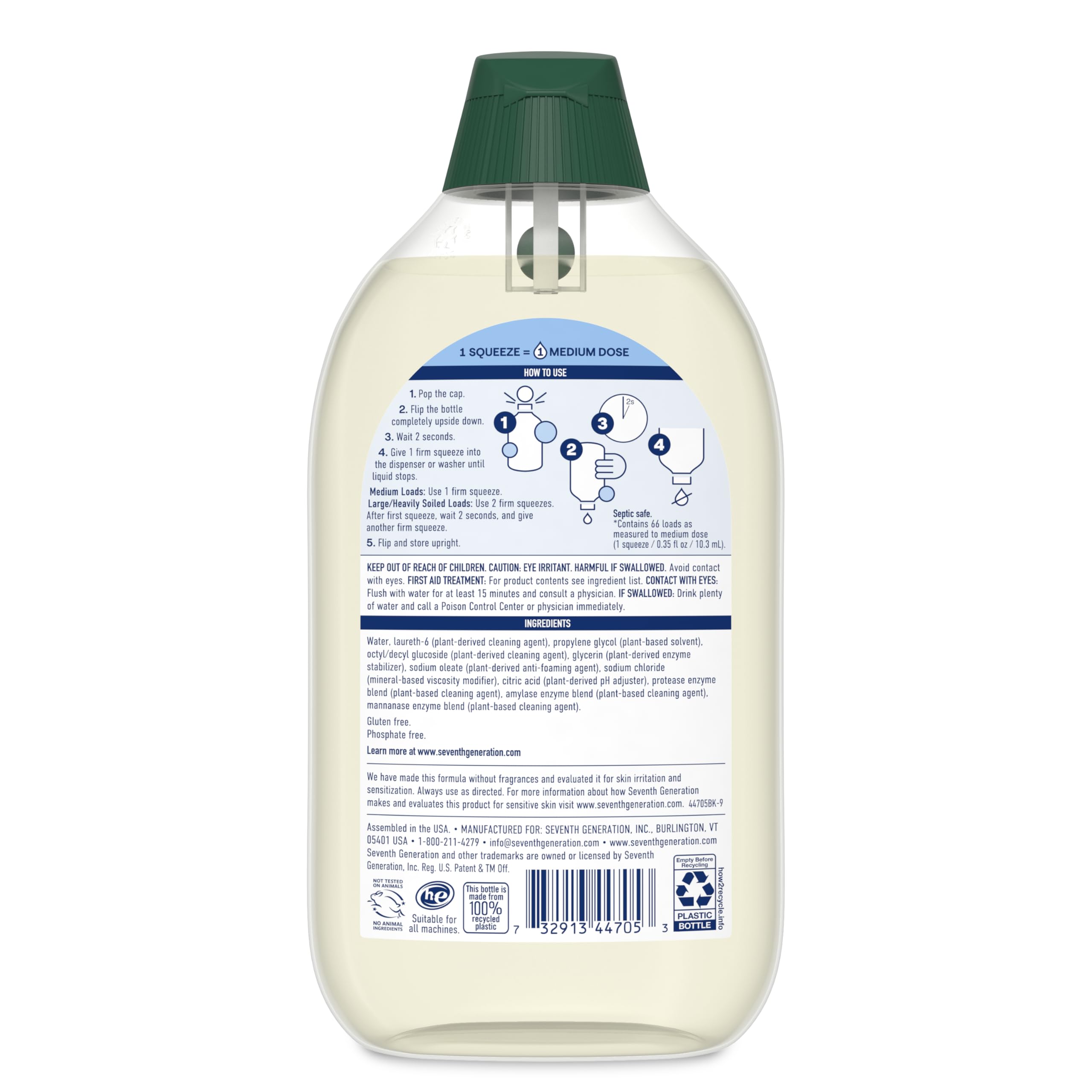 Seventh Generation Free & Clear Ultra Laundry Detergent

