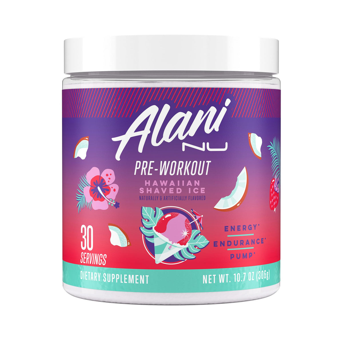 Alani Nu Pre-Workout Powder Sugar Free 200mg Caffeine

