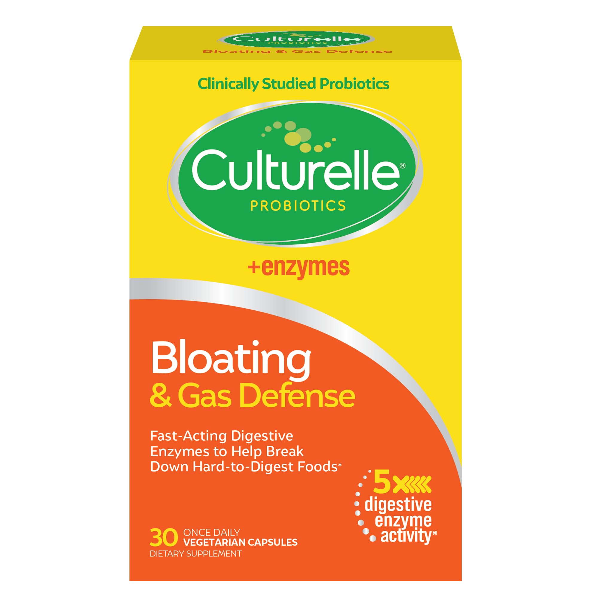 Culturelle Bloating & Gas Defense Digestive Enzymes

