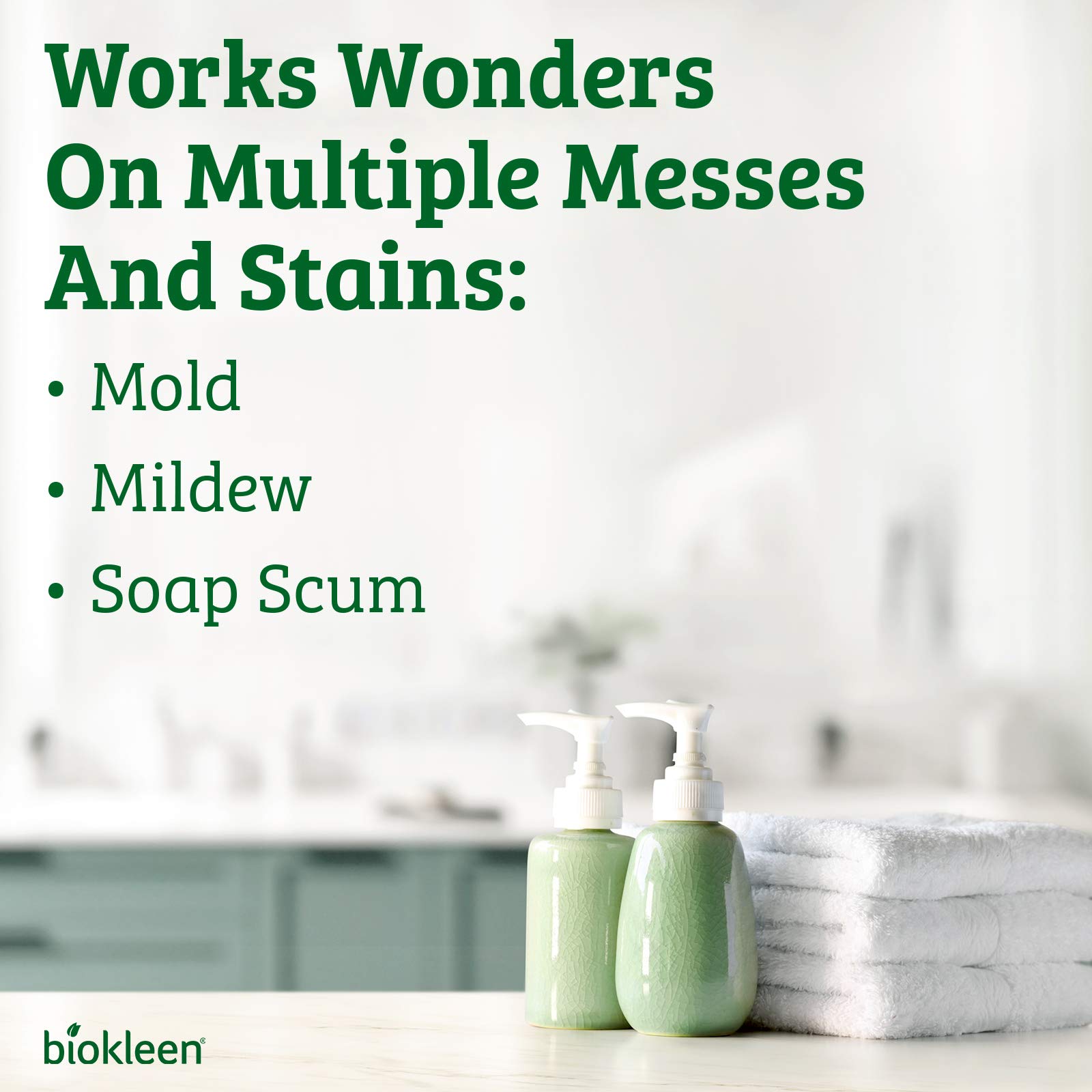 Biokleen Bac-Out Bathroom Cleaner - Enzyme-Based Plant-Based

