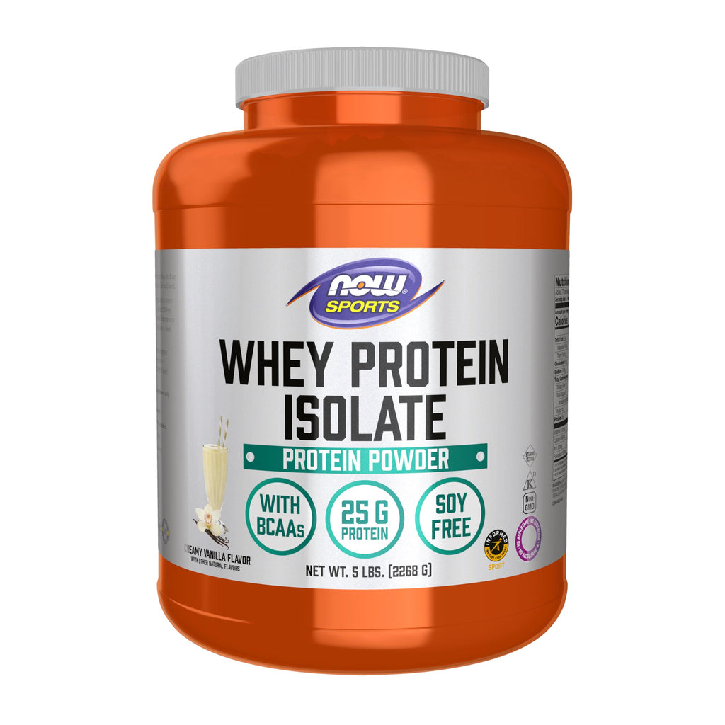 NOW Foods Whey Protein Isolate with BCAAs

