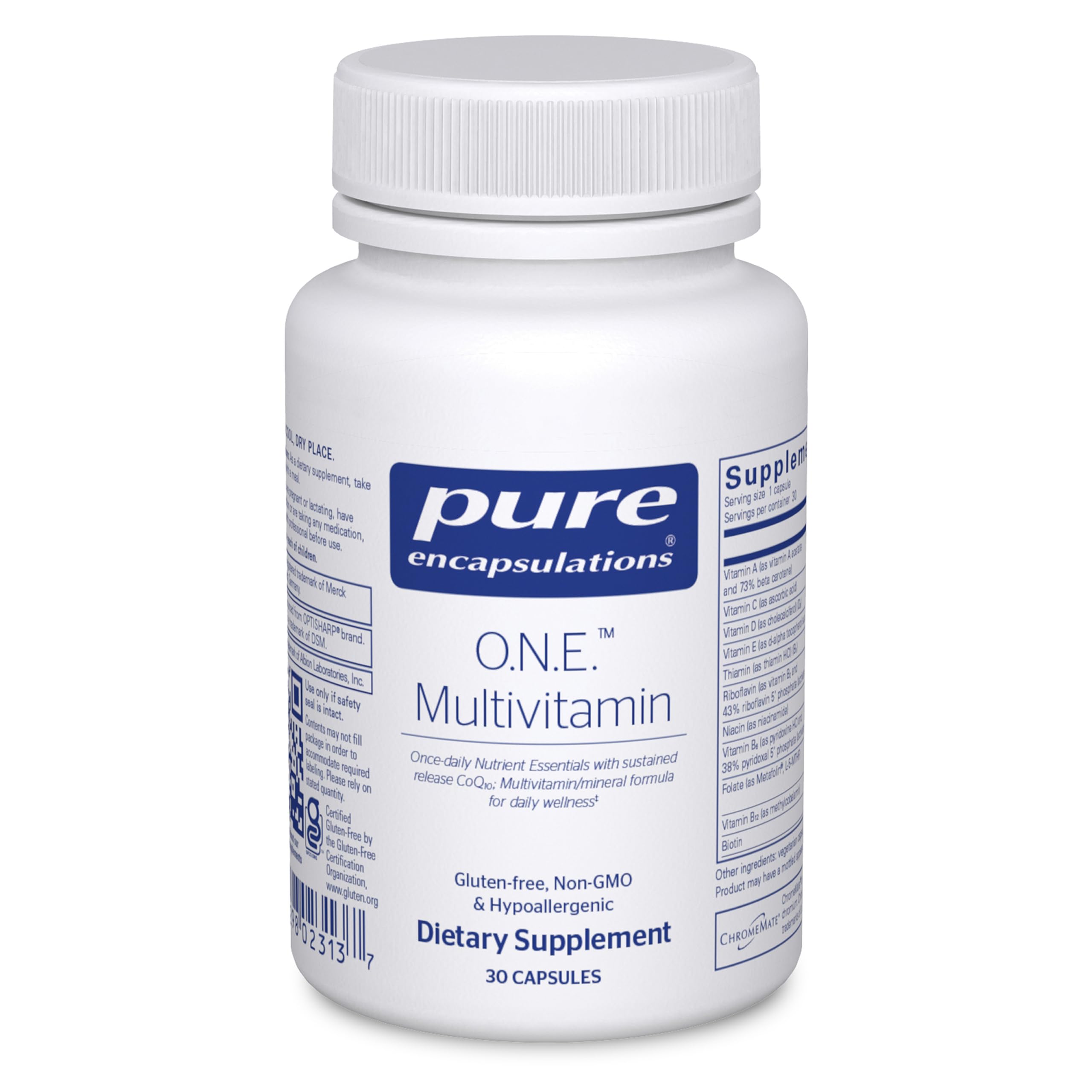 Pure Encapsulations O.N.E. Multivitamin – Once Daily Vision & Cognitive Health

