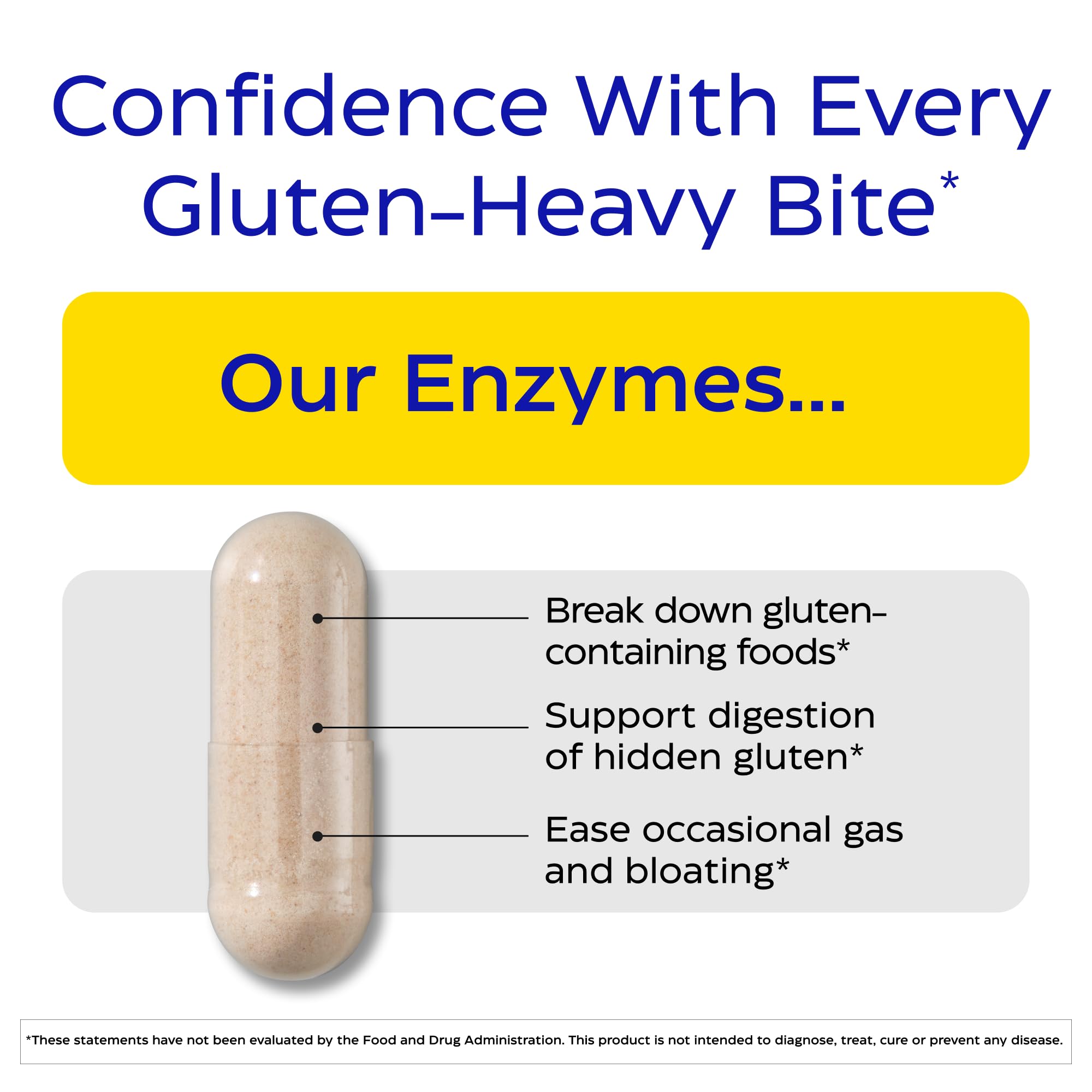 GlutenEase Digestive Enzyme for Gluten & Casein | Enzymedica

