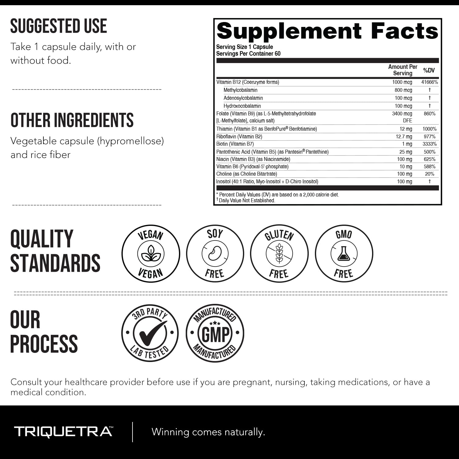 BioActive Vitamin B Complex by Triquetra Health

