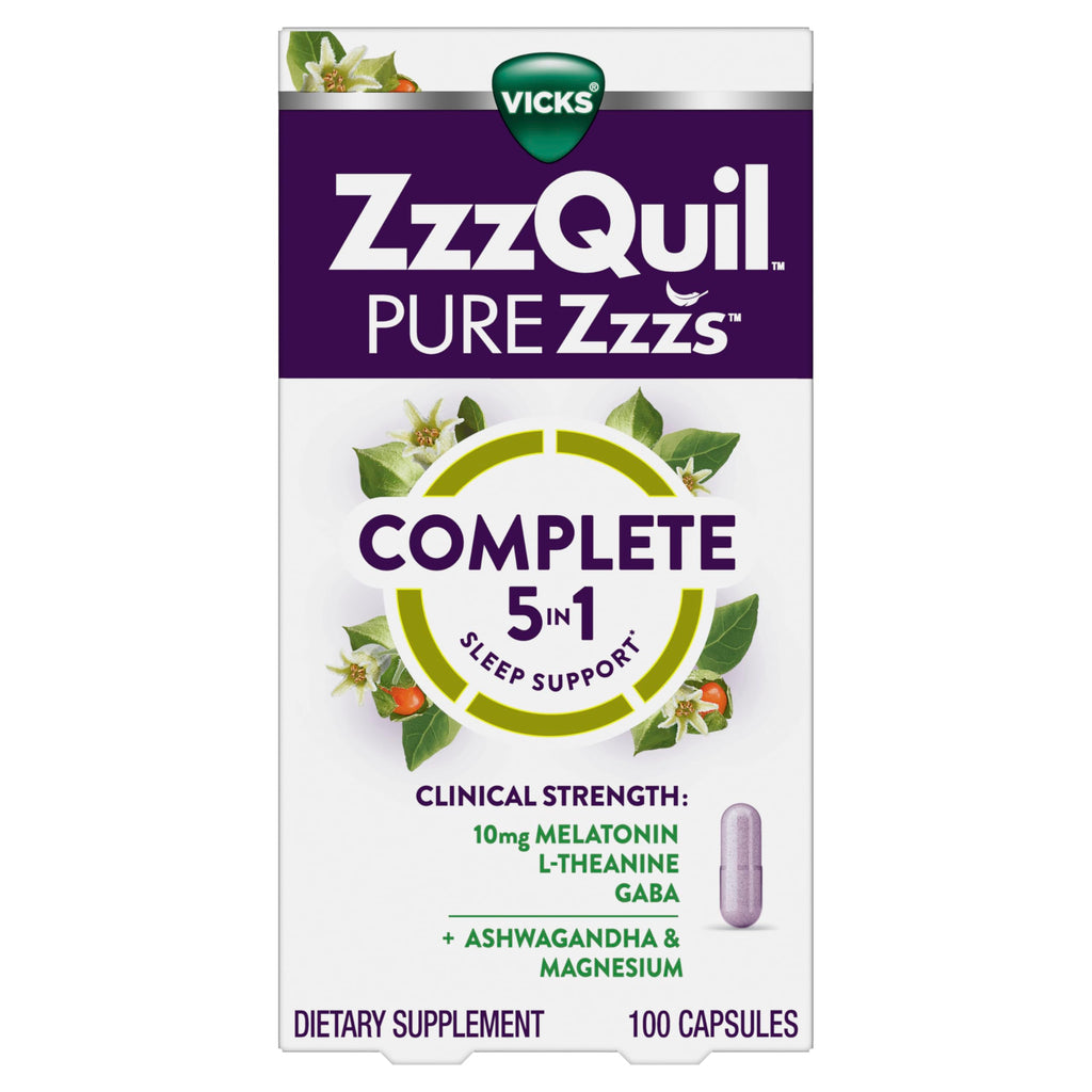 ZzzQuil PURE Zzzs Complete Sleep Melatonin 10 mg

