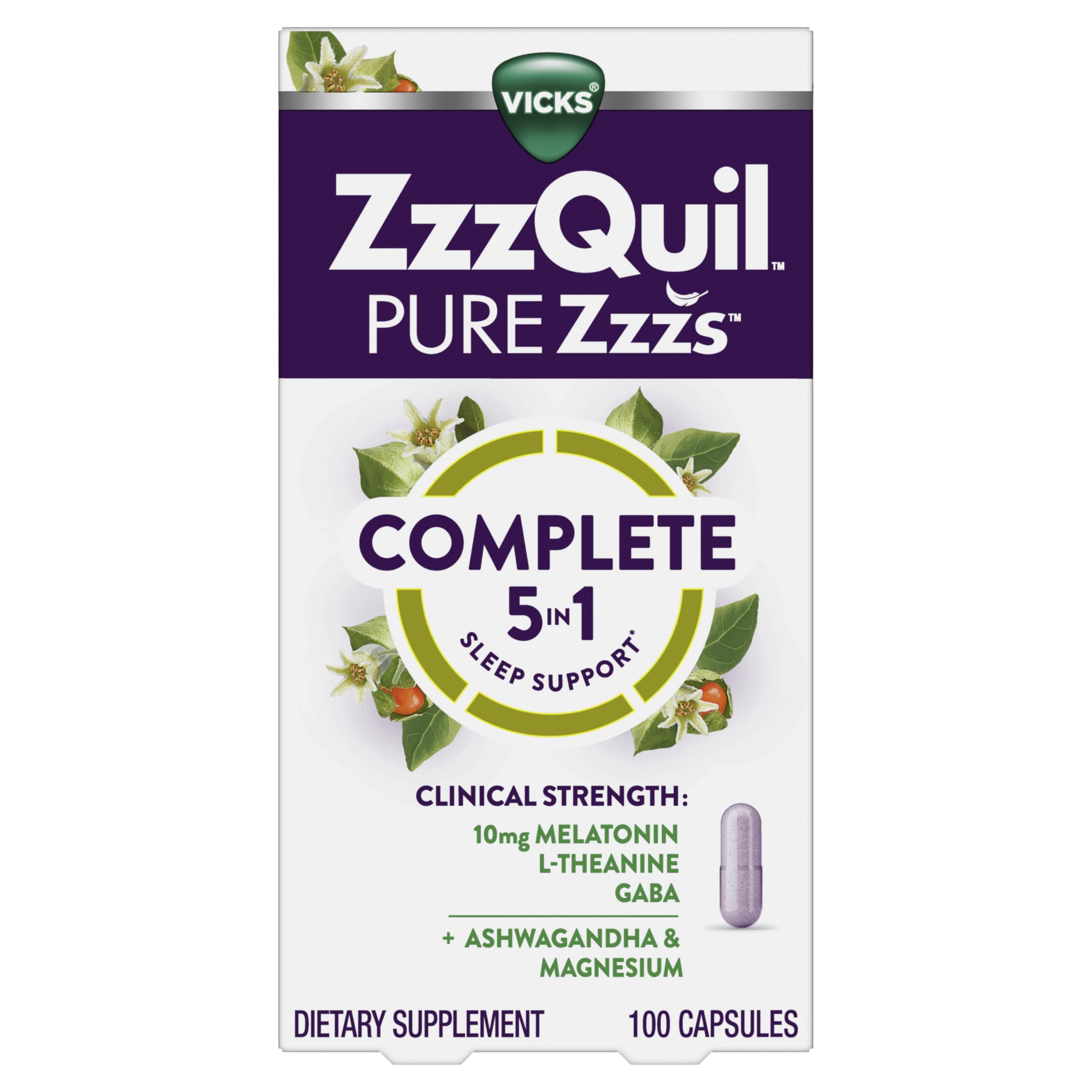 ZzzQuil PURE Zzzs Complete Sleep Melatonin 10 mg

