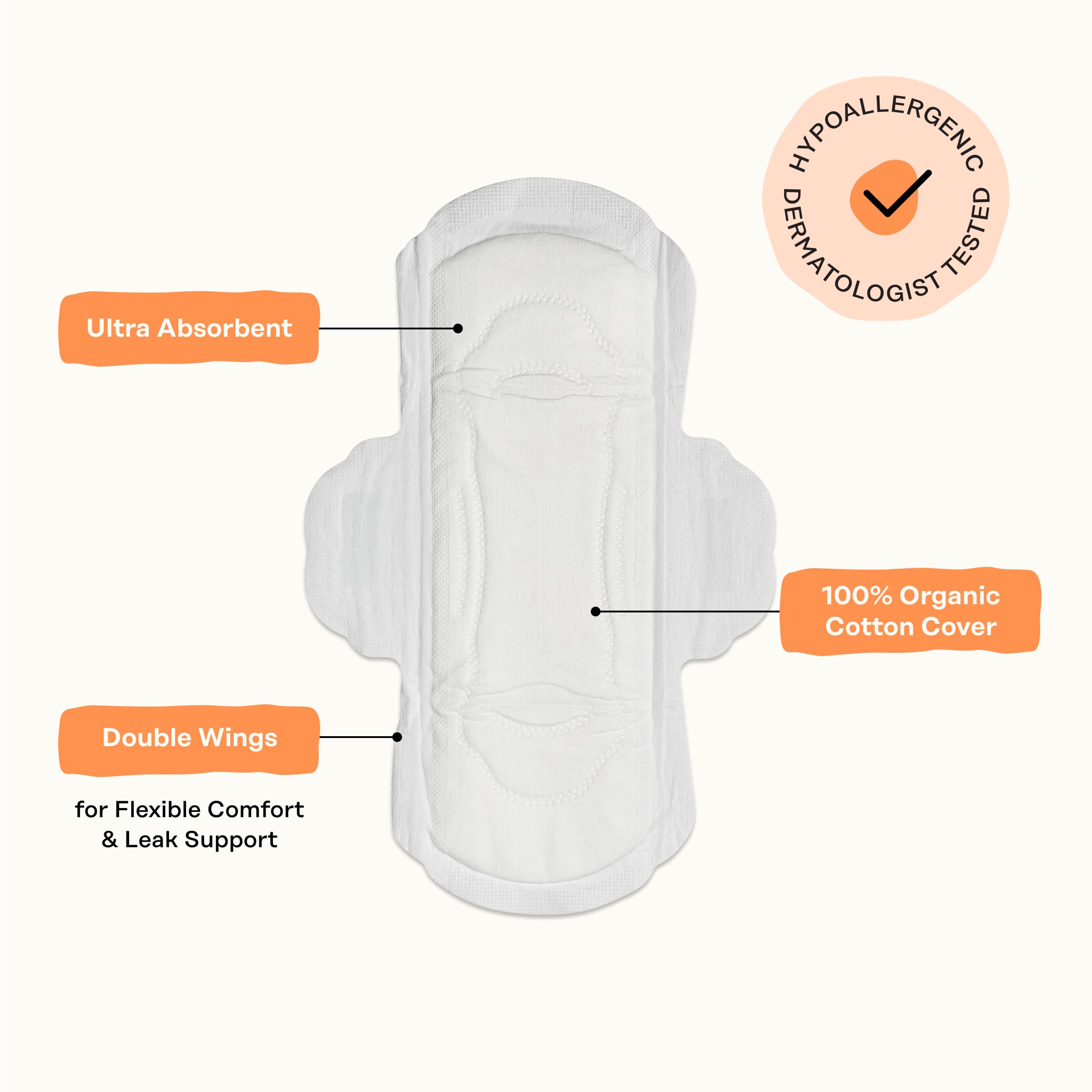 Sanitary Pads with Wings by The Honey Pot Company

