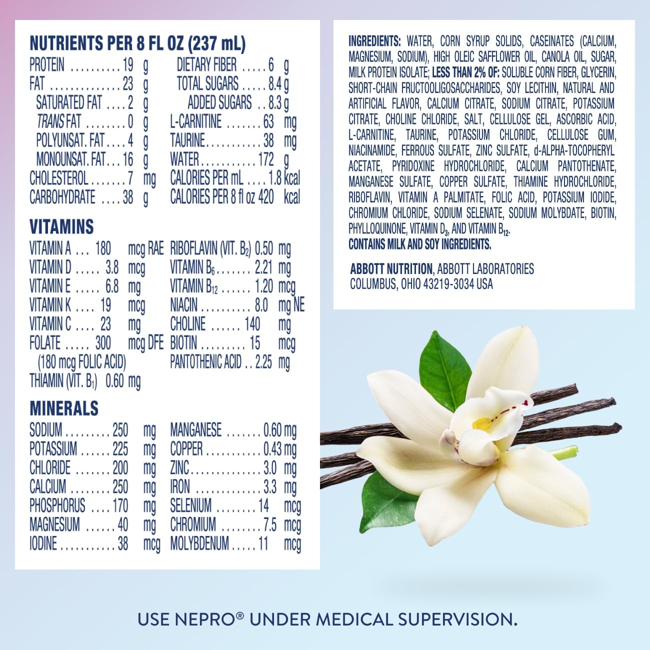 Nepro Dialysis Nutrition Shake – 19g Protein, 420 Calories

