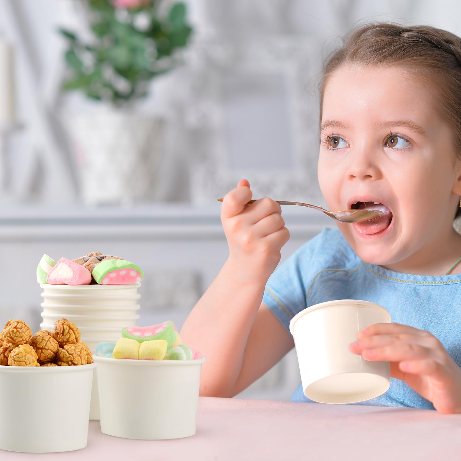 Belinlen Paper Dessert Vessels for Frozen Treats

