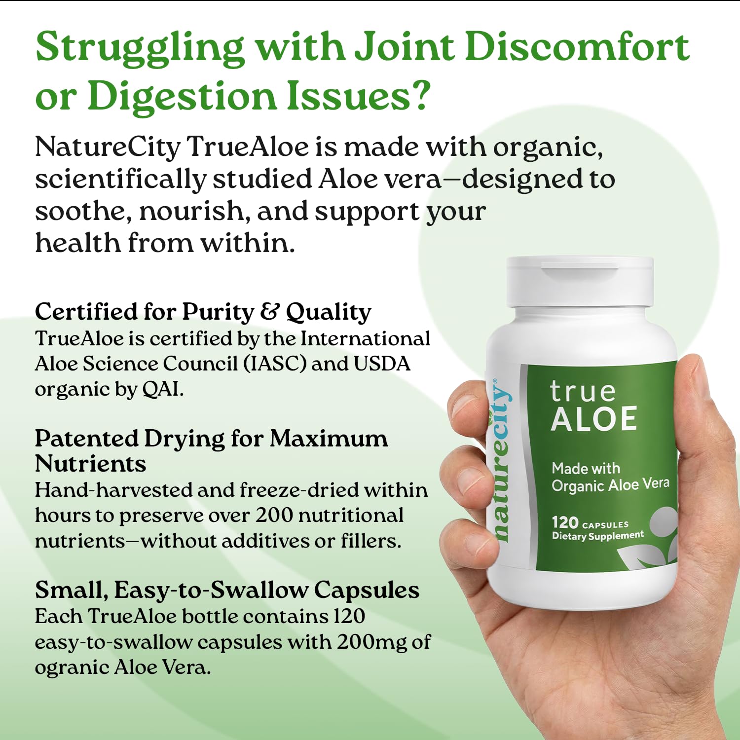 Aloe Vera Capsules by NatureCity TrueAloe

