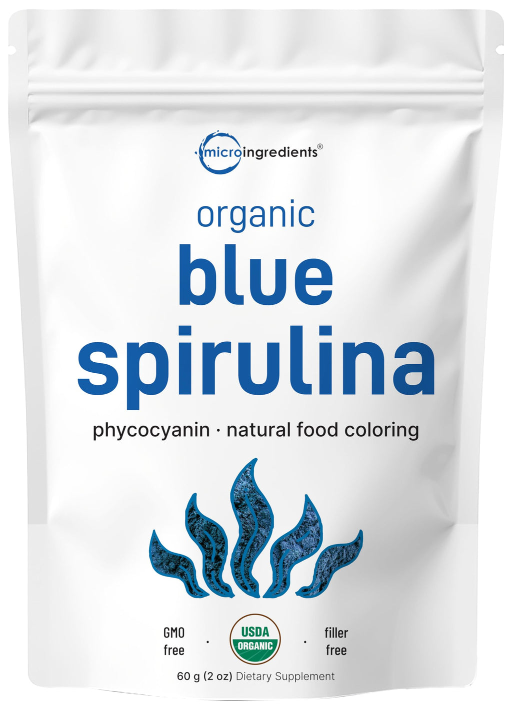 Micro Ingredients Organic Blue Spirulina Powder Phycocyanin

