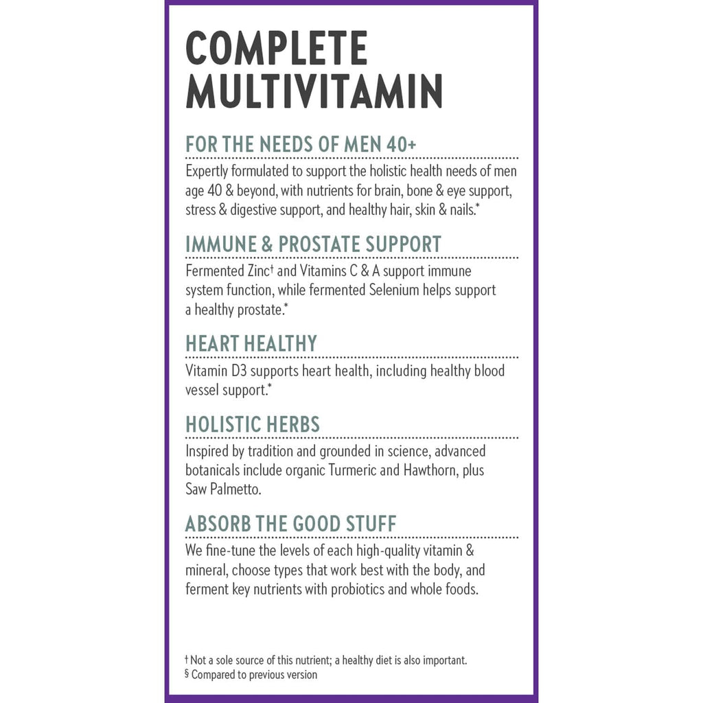 New Chapter One Daily Every Man's Multivitamin Immune Support

