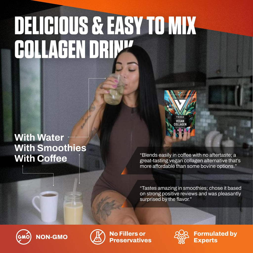 VEDGE Vegan Collagen Powder - Plant-Based Supplement

