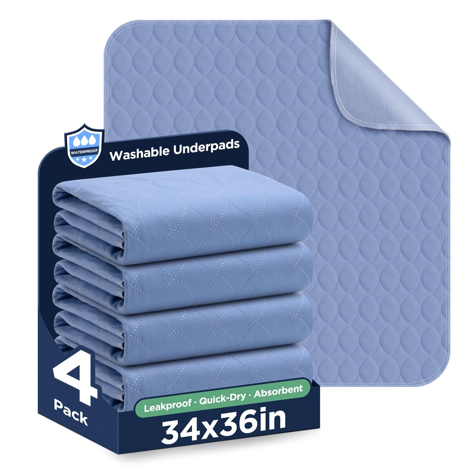 Bed Pads Brosive – Reusable Waterproof & Washable