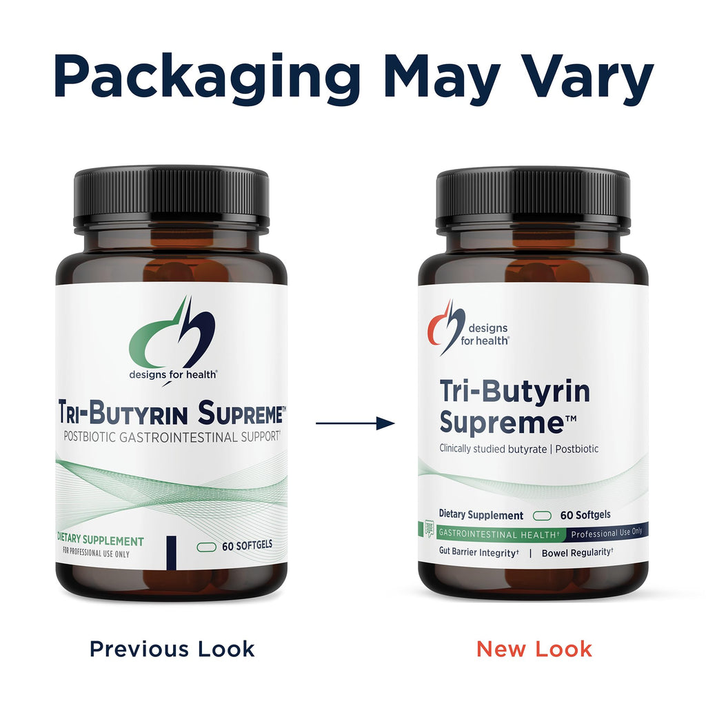 Designs for Health Tri-Butyrin Supreme Postbiotic Gut Health

