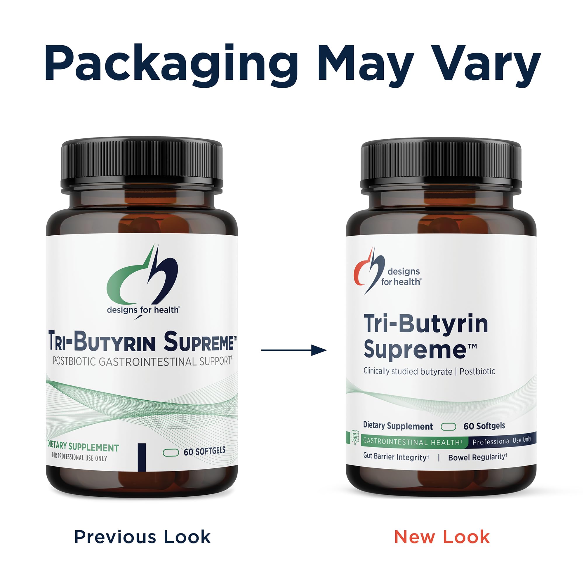Designs for Health Tri-Butyrin Supreme Postbiotic Gut Health

