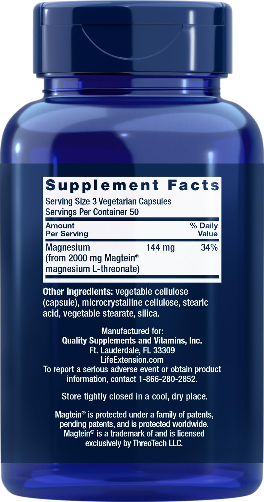 Life Extension Neuro-Mag Magnesium L-Threonate | Brain Health

