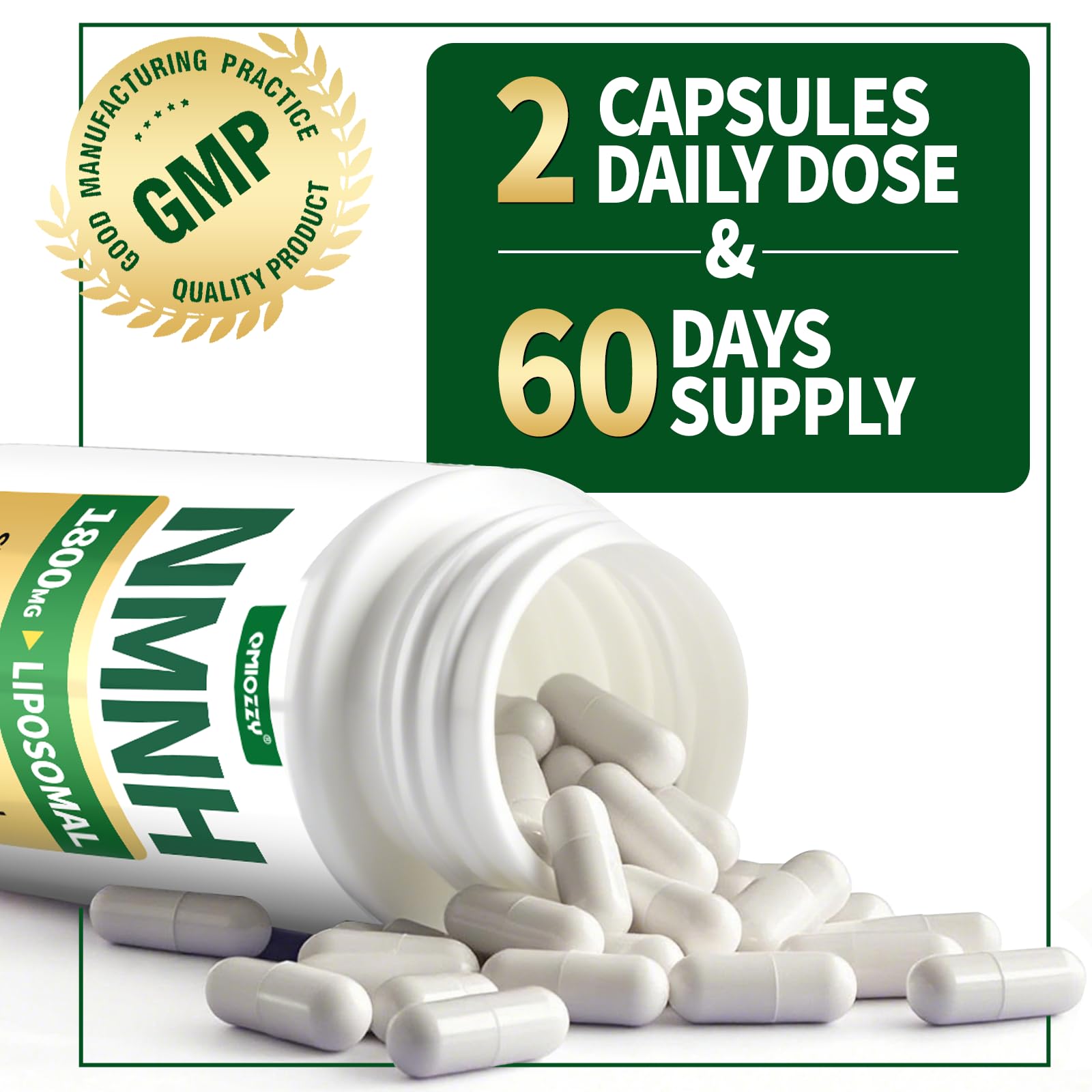 NMNH NMN Supplement with Liposomal Resveratrol & NR

