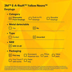 3M E-A-Rsoft Ear Plugs Disposable Hearing Protection


