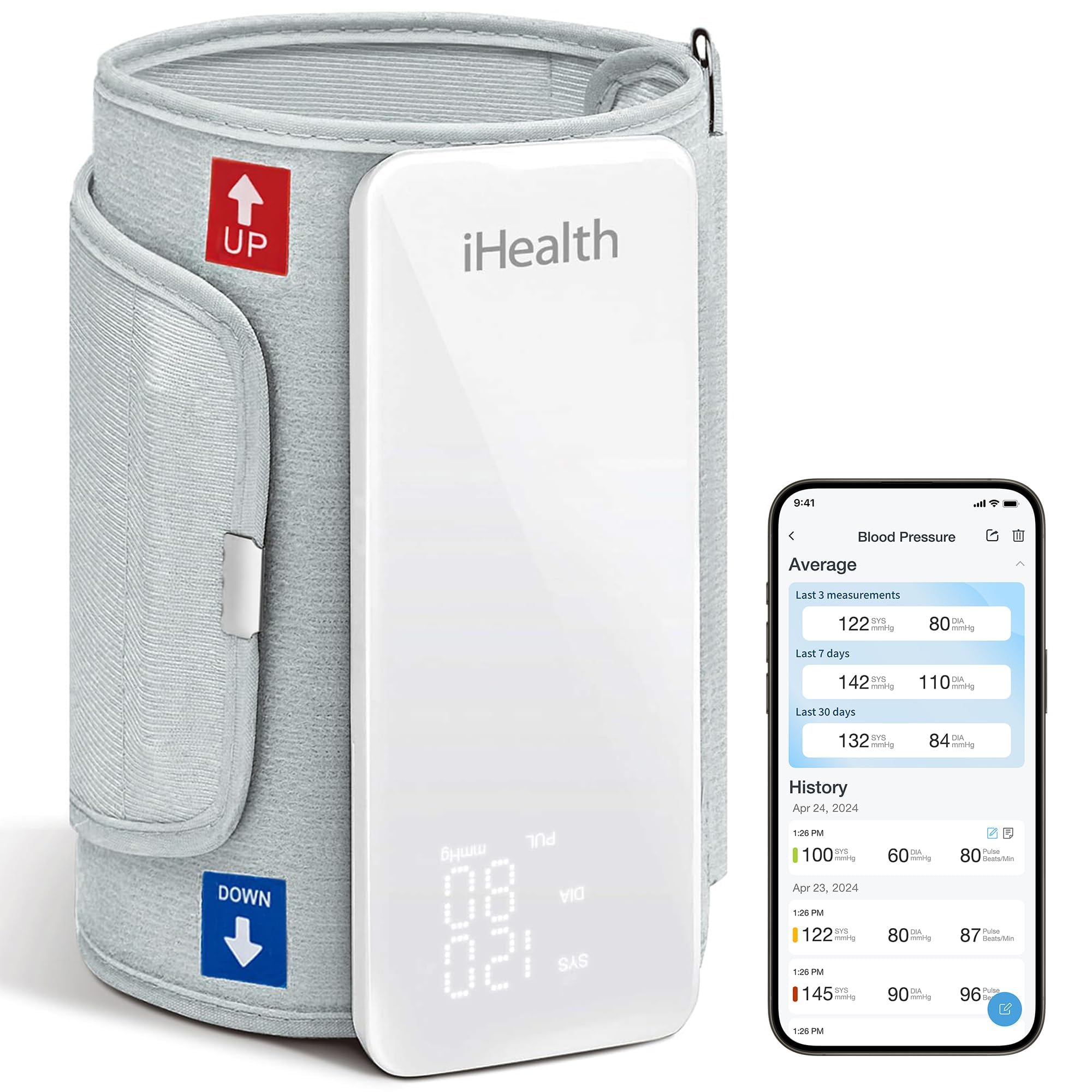 iHealth Neo Wireless Blood Pressure Monitor | App Bluetooth

