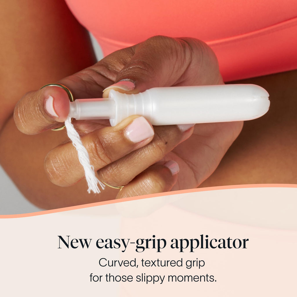 Cora Organic Cotton Feminine Care with Easy-Grip Applicator

