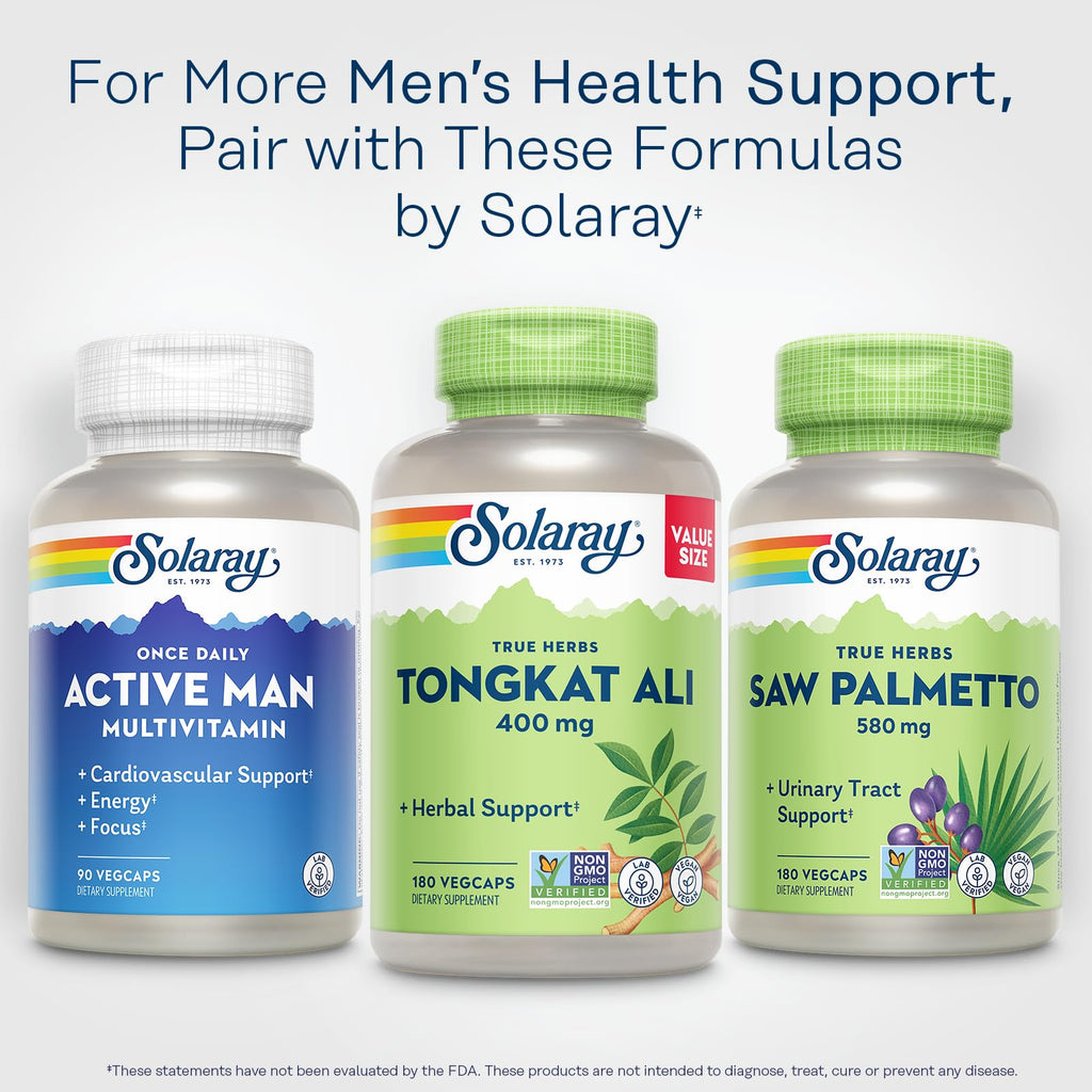Tongkat Ali 400 mg for Men | Solaray Herbal Supplement

