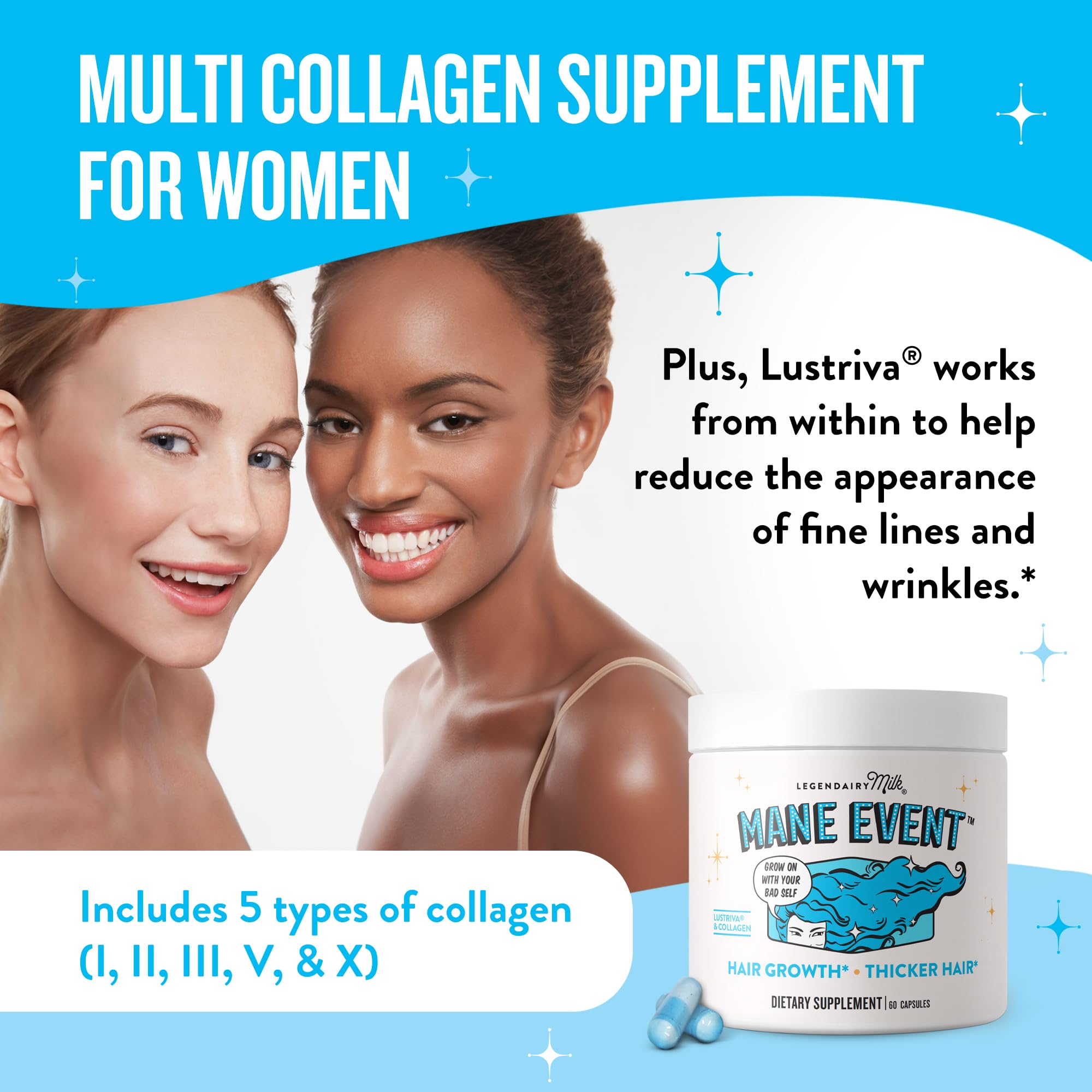 Hair Growth Vitamins for Women | Legendairy Milk Mane Event

