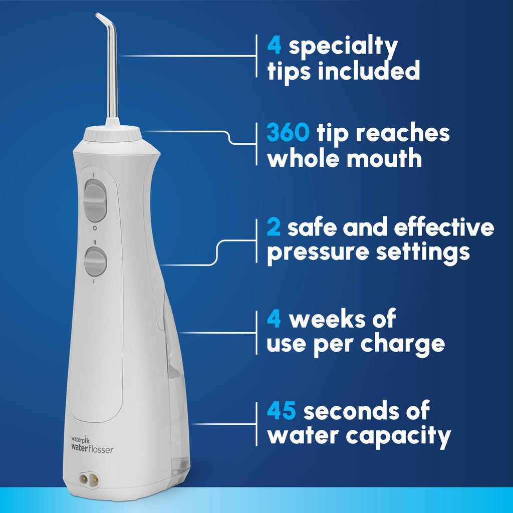 Waterpik Cordless Water Flosser - Portable & Rechargeable

