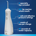 Waterpik Cordless Water Flosser - Portable & Rechargeable

