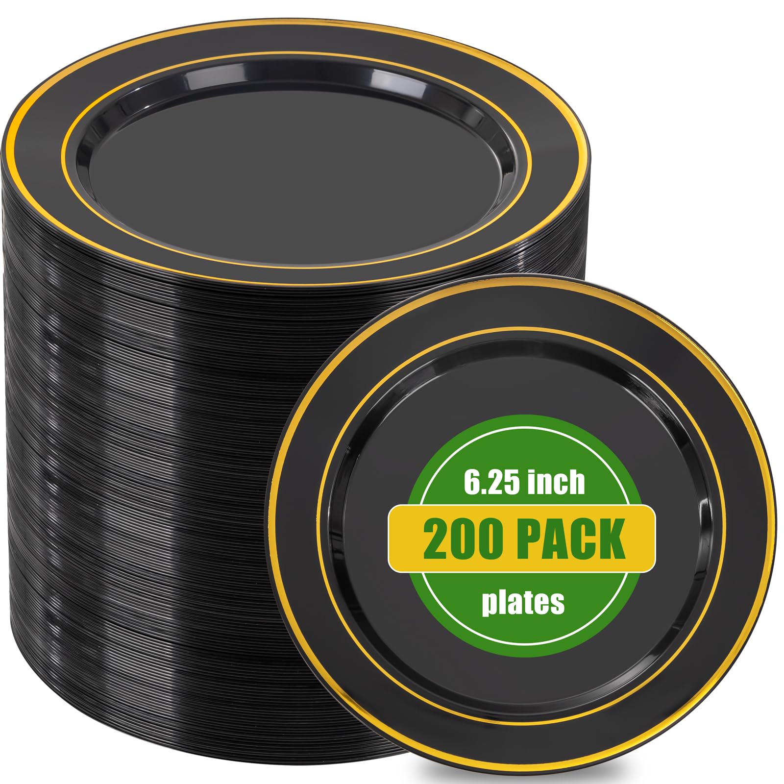 bUCLA Disposable Plates Premium Party Tableware