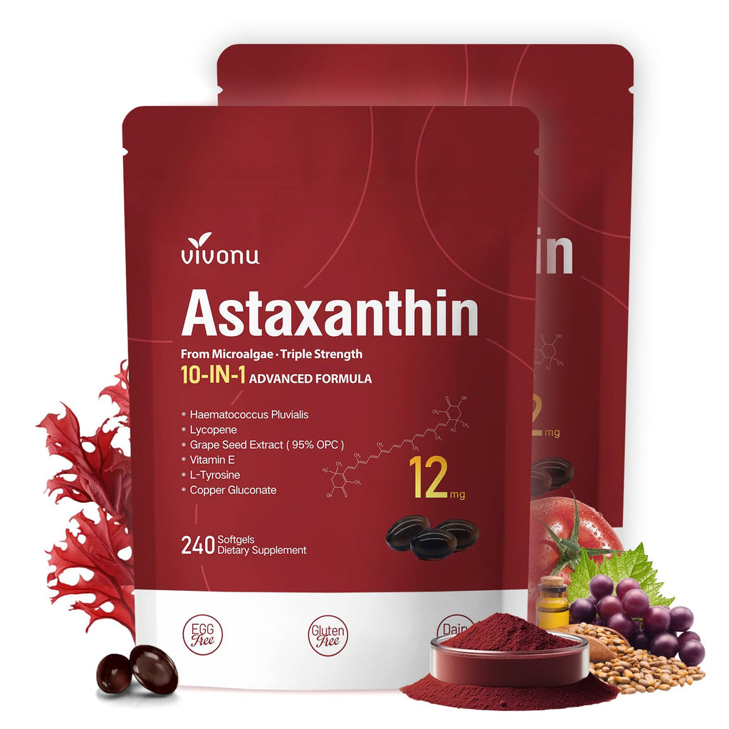 Astaxanthin Antioxidant Supplement from Haematococcus