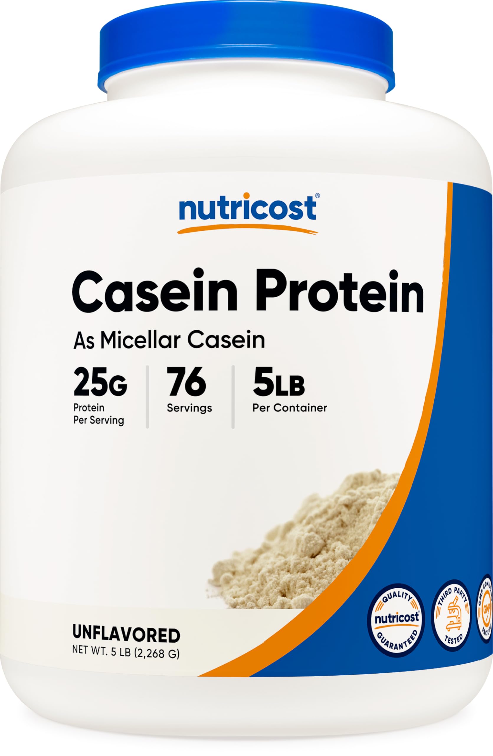 Nutricost Micellar Casein Protein Powder – Gluten Free & Non-GMO