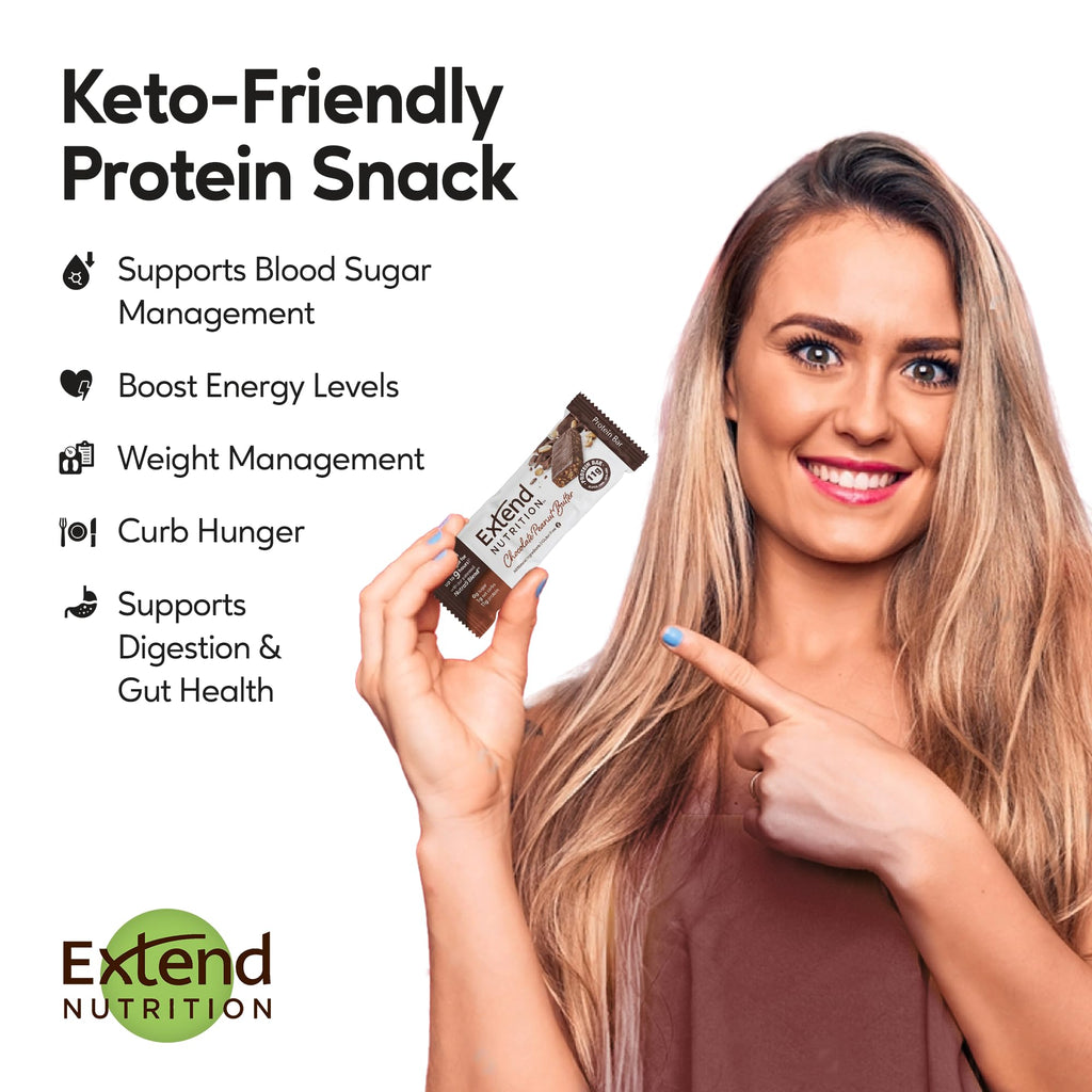 Sugar Free Protein Bars Extend - High Protein, Low Carb

