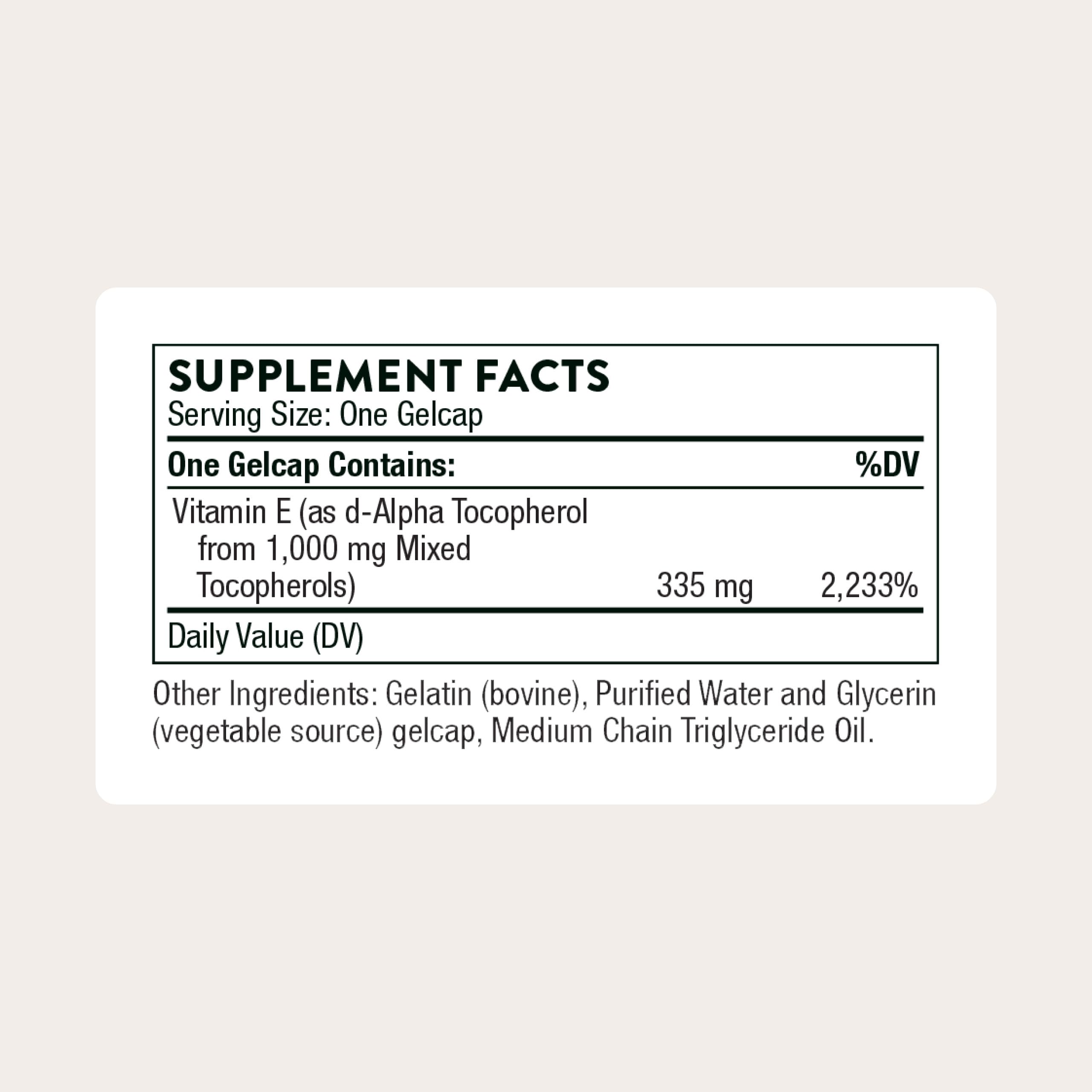 Thorne Ultimate-E Vitamin E with Mixed Tocopherols

