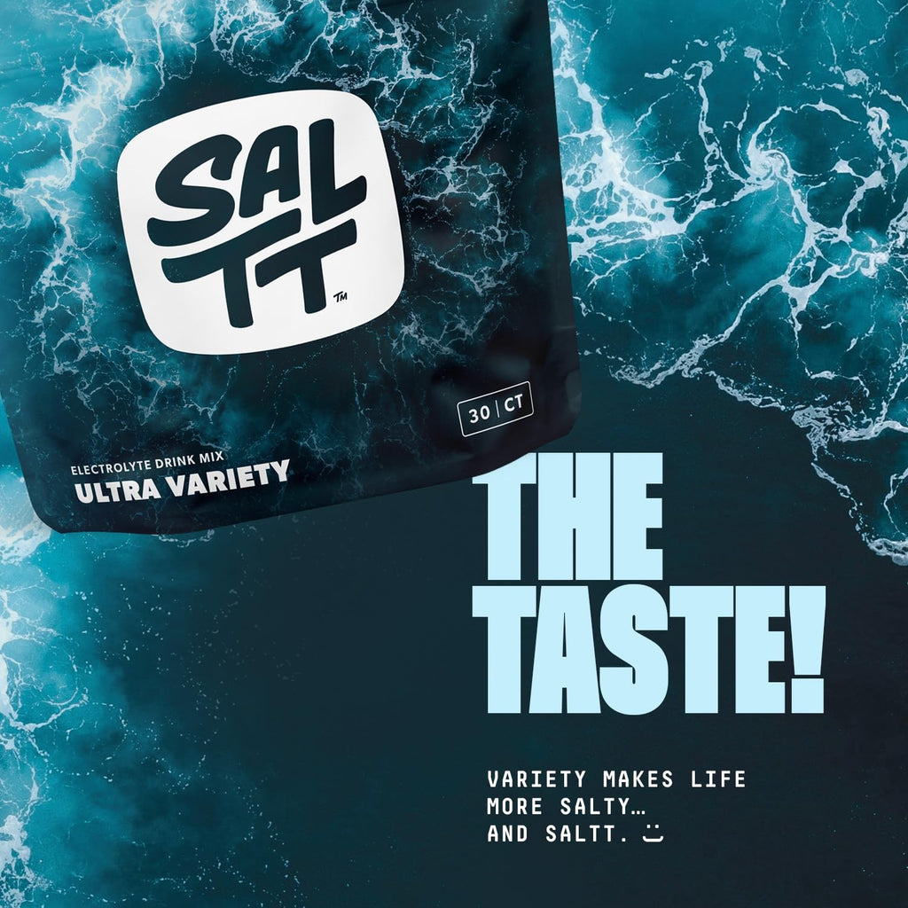 SALTT Electrolyte Hydration Powder - Zero Sugar, Vegan

