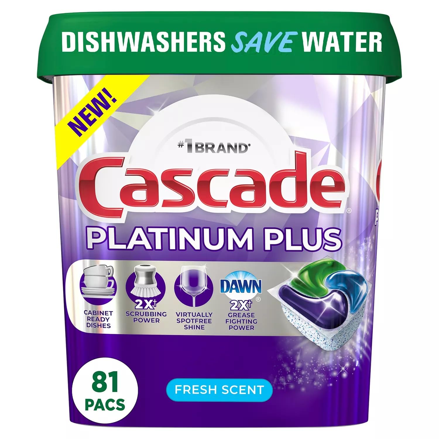 Cascade Dishwasher Detergent Pods - Efficient Cleaning

