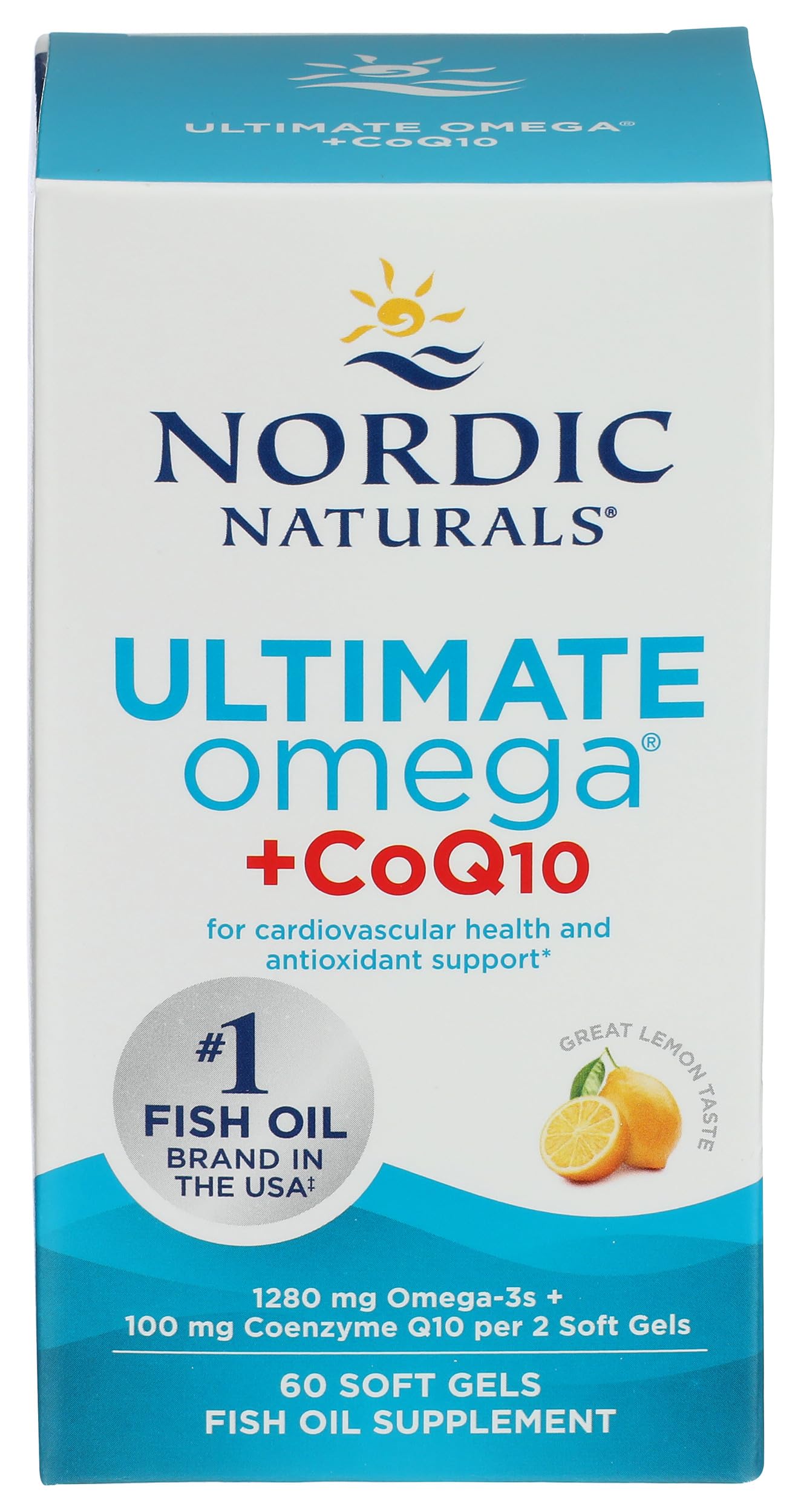 Nordic Naturals Ultimate Omega + CoQ10 Omega-3 Fish Oil

