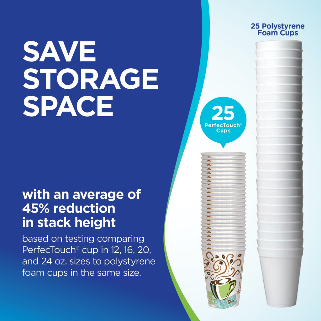 Insulated Paper Cups by GP PRO Dixie PerfecTouch

