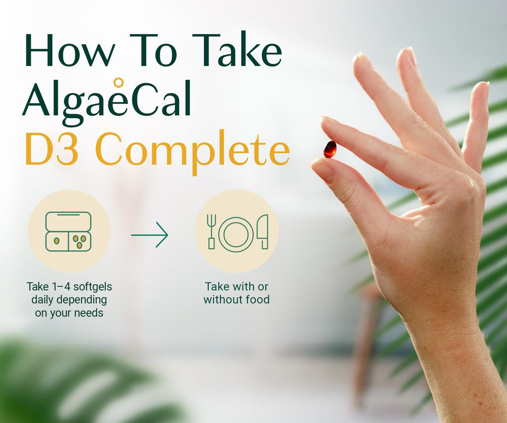ALGAECAL D3 Complete - Immune & Bone Health with K2 A E

