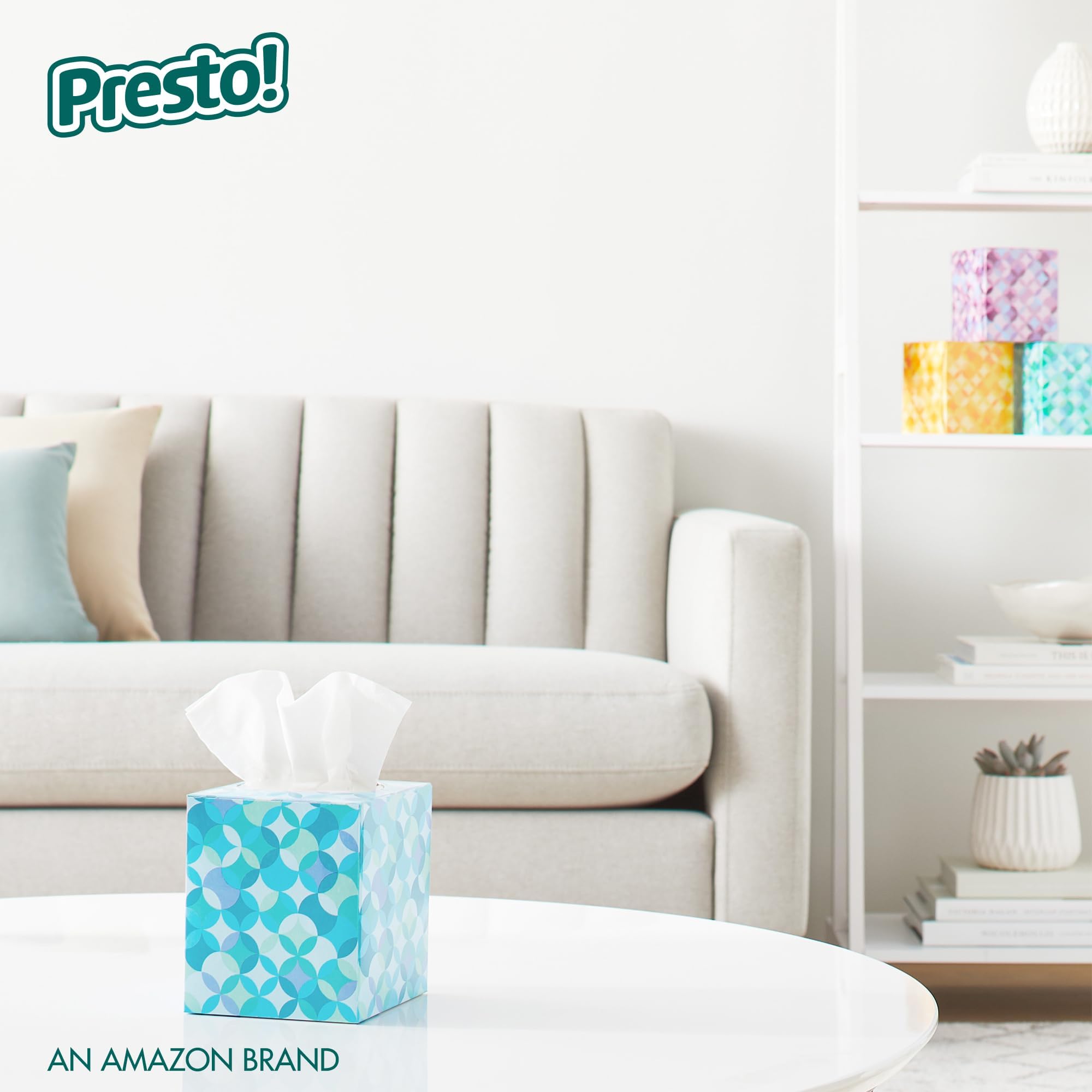 Presto Ultra-Soft 3-Ply Facial Tissues FSC-Certified

